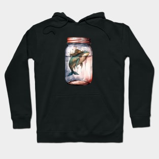 Steampunk Whale in a Jar Hoodie